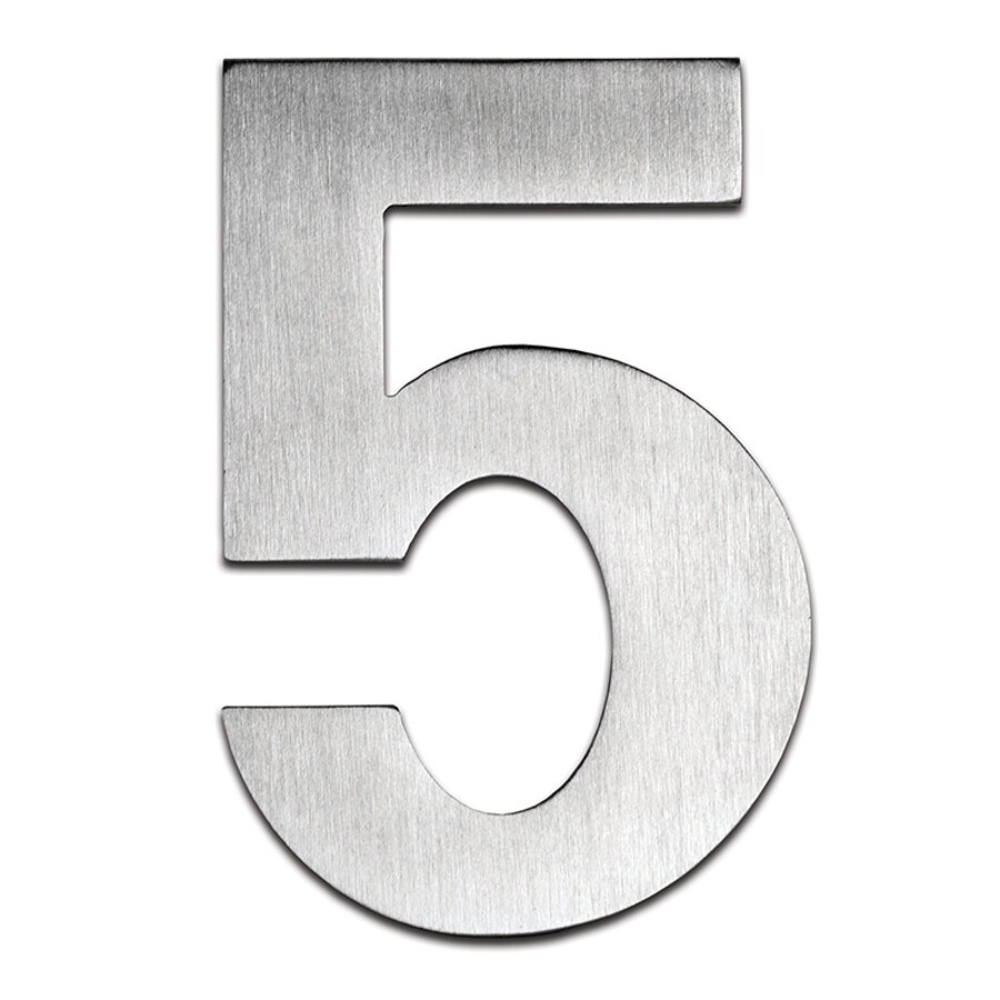 stainless steel door numbers